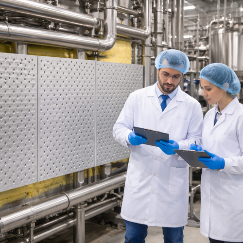 Brandschutzplatten / Lebensmittelindustrie